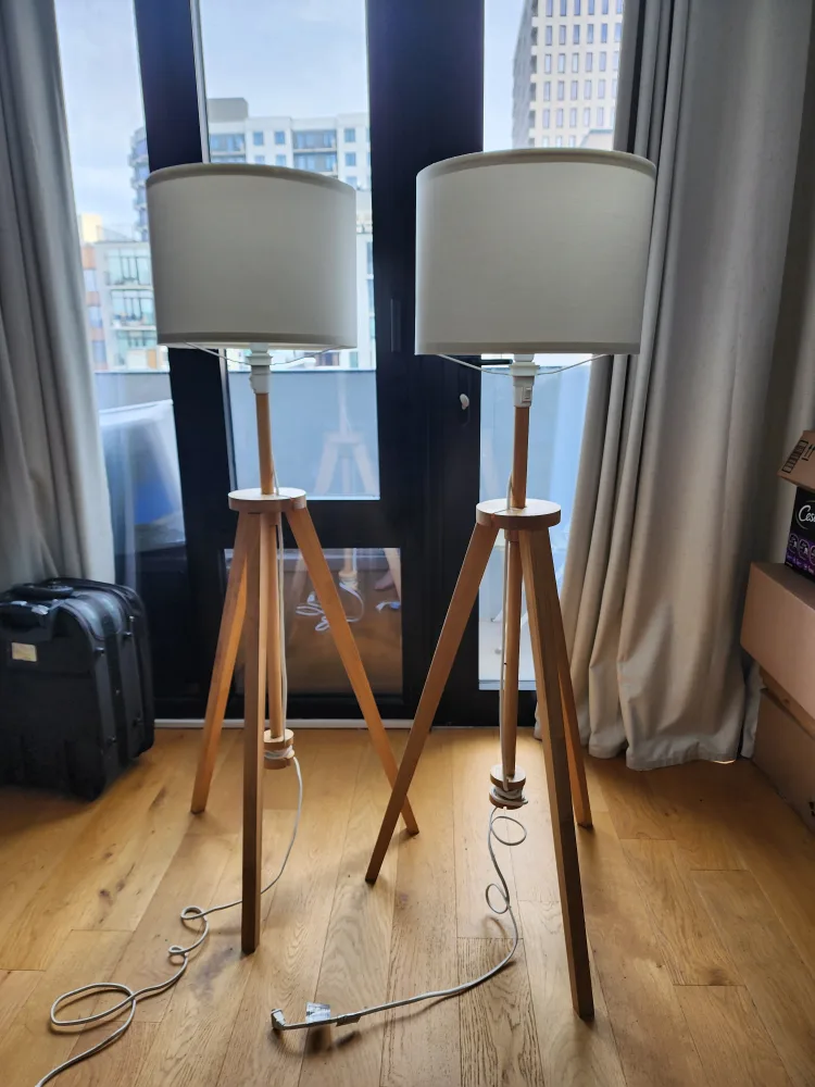 IKEA - Tripod Floor Lamps - Set of 2 thumbnail
