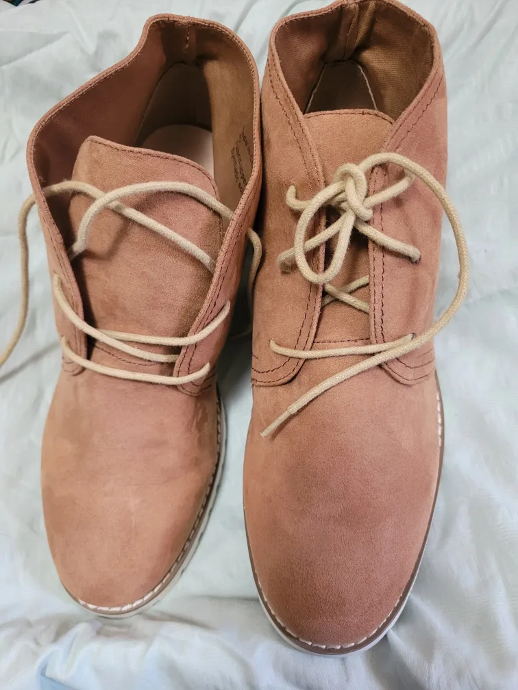 Steve Madden Tan Ankle Boots Size 10 thumbnail