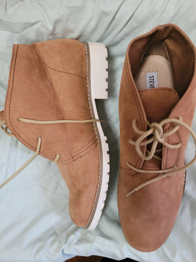 Steve Madden Tan Ankle Boots Size 10 - photo 2