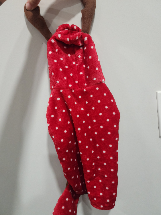 Dog Reindeer Pajamas XS/S Red & White - photo 2