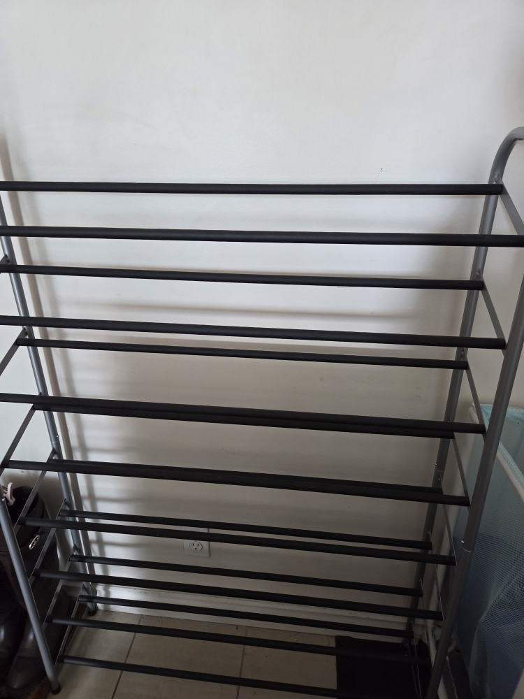 Mainstays 8-Tier Shoe Rack - Holds 40 Pairs