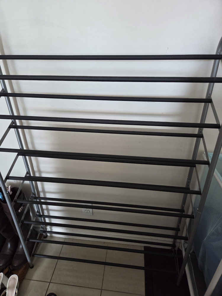 Mainstays 8-Tier Shoe Rack - Holds 40 Pairs - photo 2