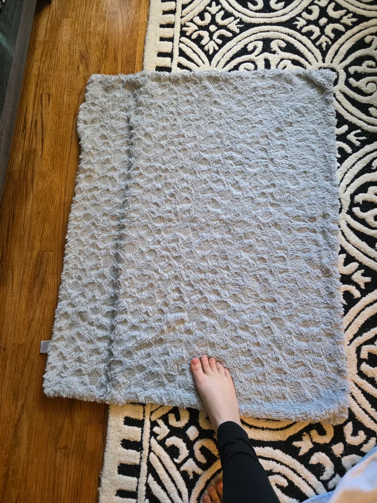 Grey Baby Blanket🧡 image indicator(2)