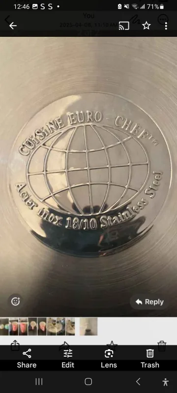 Cuisine Euro Chef 18/10 Stainless Steel Pot image indicator(2)