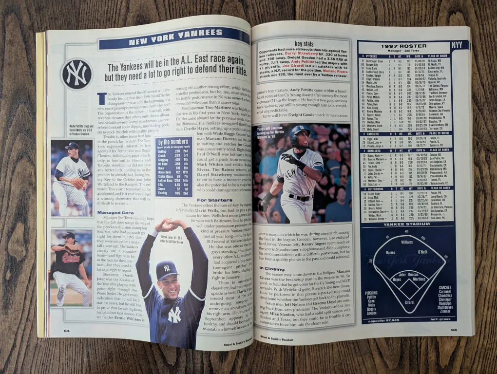 1997 Street & Smith's Baseball Magazine image indicator(5)