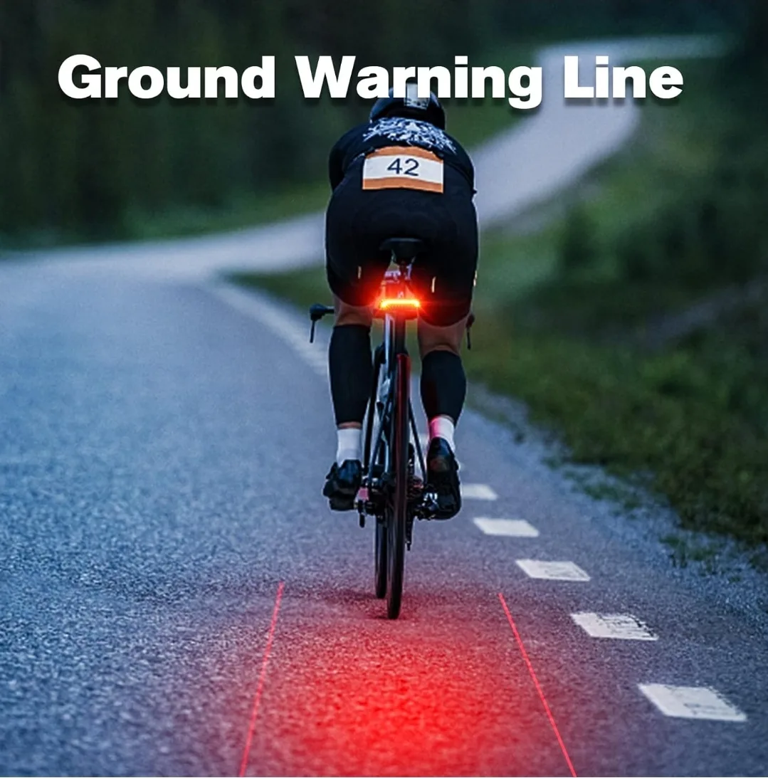 Meilan X5 Smart Bike Tail Light – Wireless Turn Signals image indicator(6)