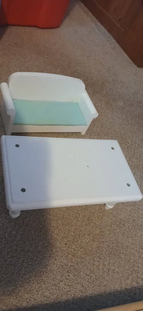 Doll Furniture Set - Couch, Table, Bed image indicator(3)