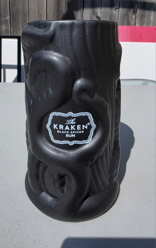 Kraken Black Spiced Rum Limited Edition Tiki Mug thumbnail
