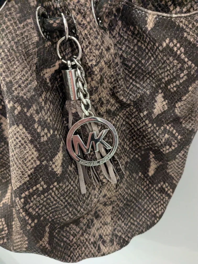 Michael Kors Authentic Snakeskin Bucket Bag thumbnail