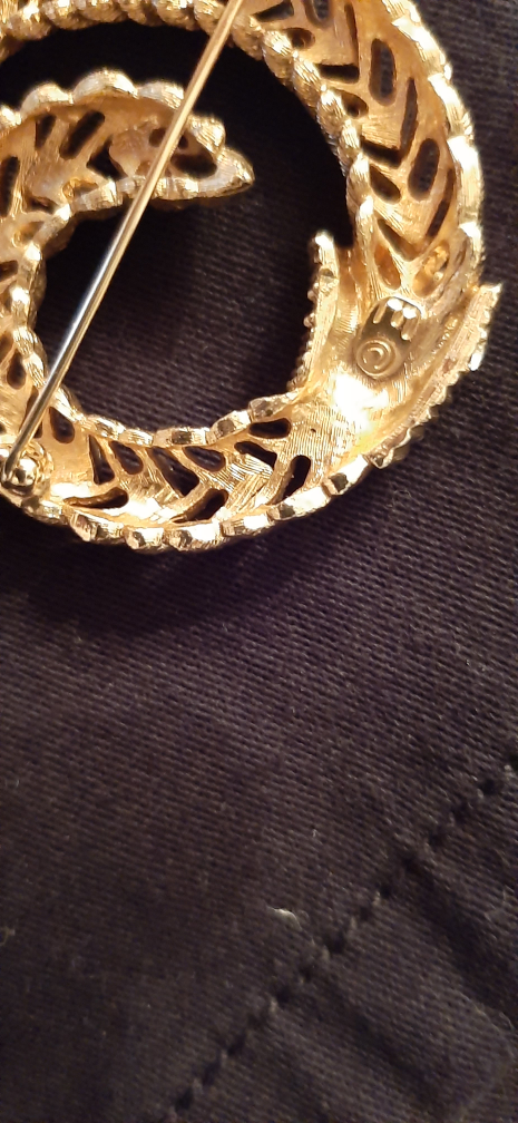Vintage EC (Enid Collins)  Brooch & clip earring set - photo 4