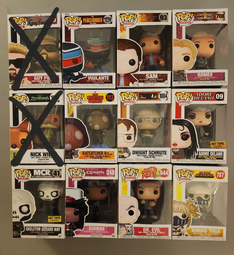 Funko Pop! Vinyl Figures - Variety of Characters thumbnail