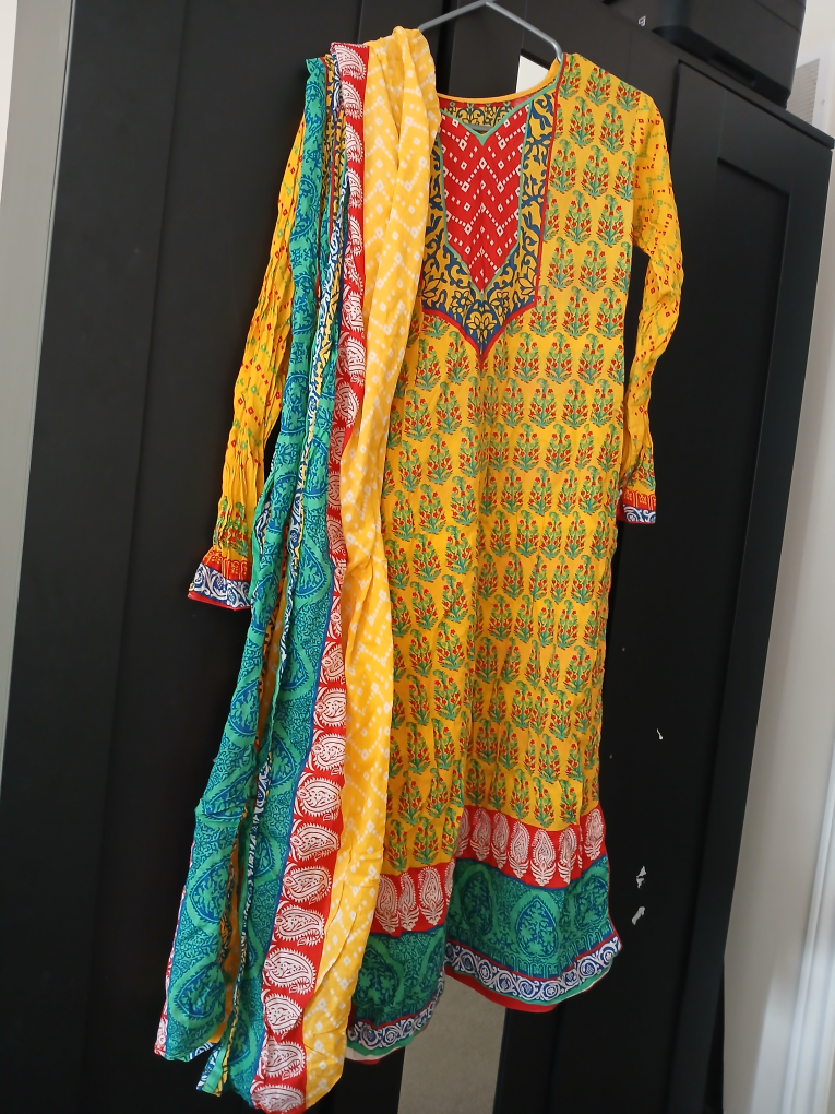 Yellow Salwar Kameez - photo 2