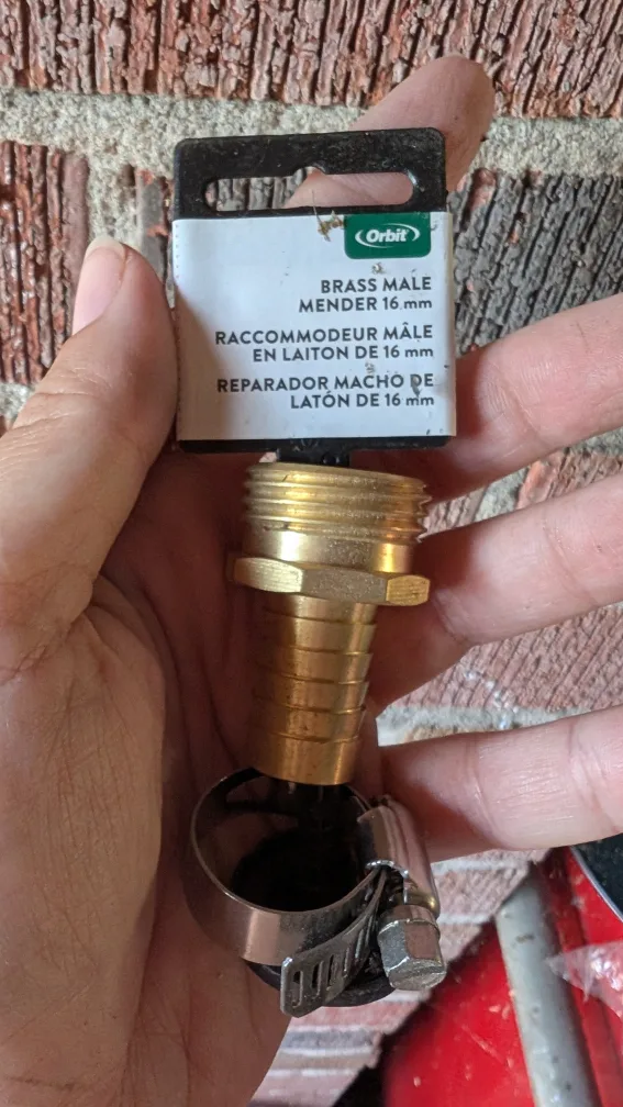 Orbit Brass Male Hose Mender 16 mm thumbnail