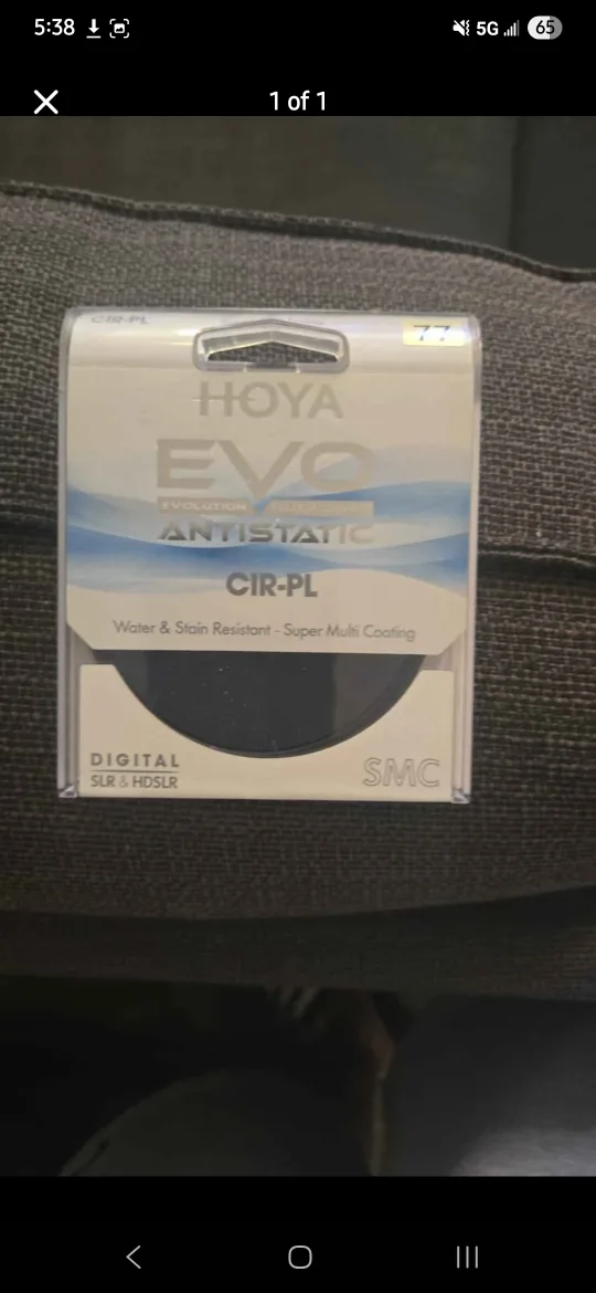 Hoya EVO Antistatic CIR-PL 77mm Filter thumbnail
