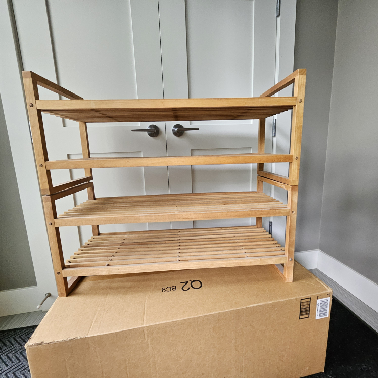 Wooden Shoe Rack