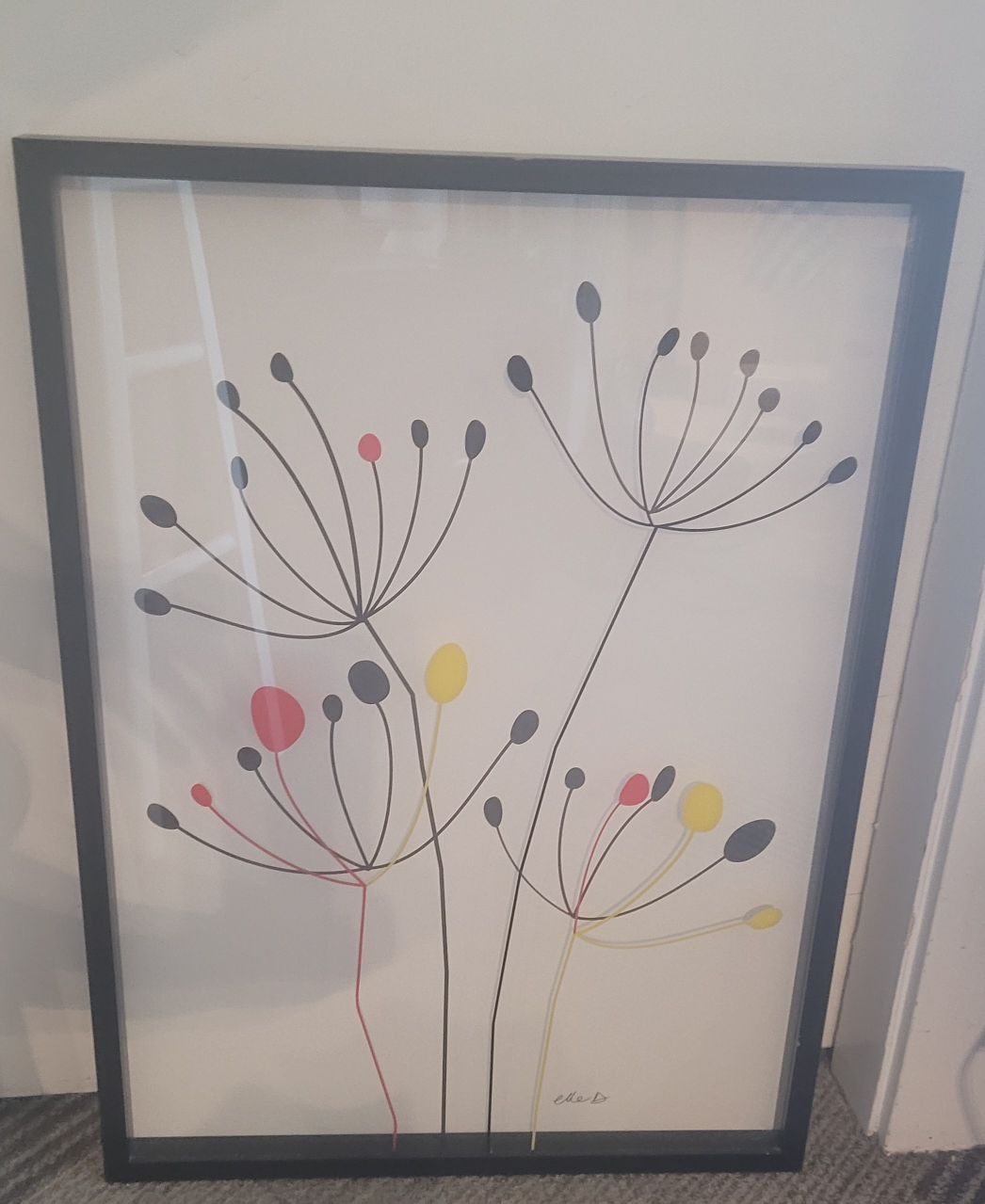 Framed Floral Wall Art
