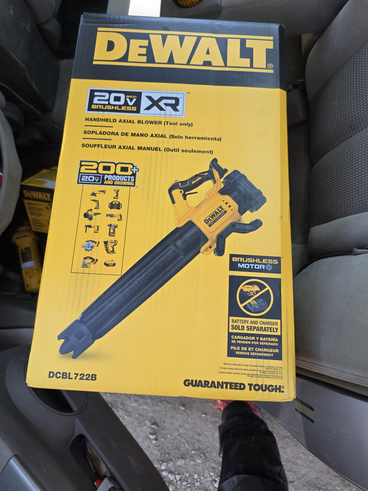 DeWalt 20V MAX XR Brushless Handheld Axial Blower - NEW