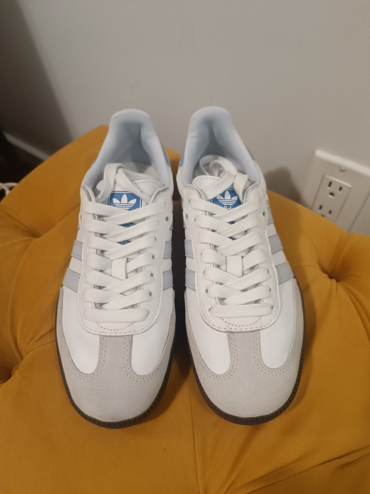 Adidas Samba White/Blue