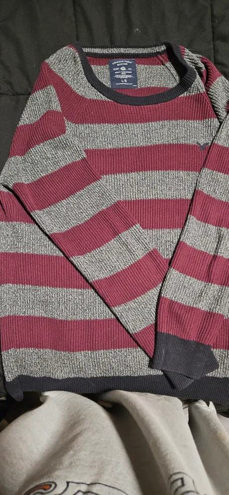 American Eagle Outfitters Striped Sweater - L/G thumbnail