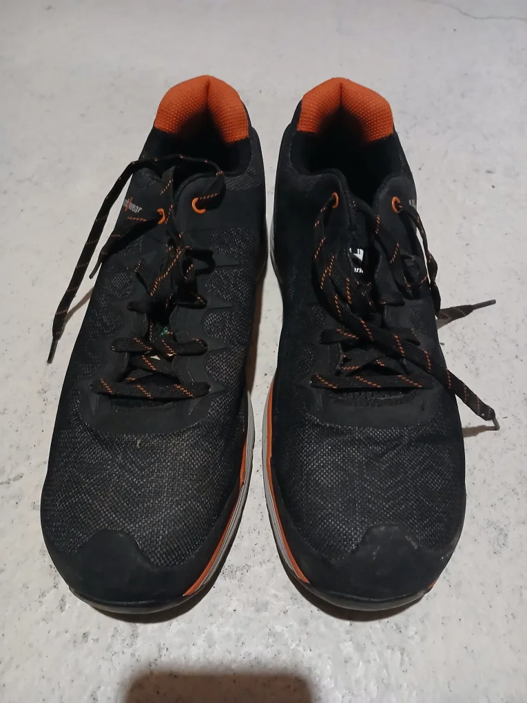 Workwear Safety Shoes - Black & Orange thumbnail