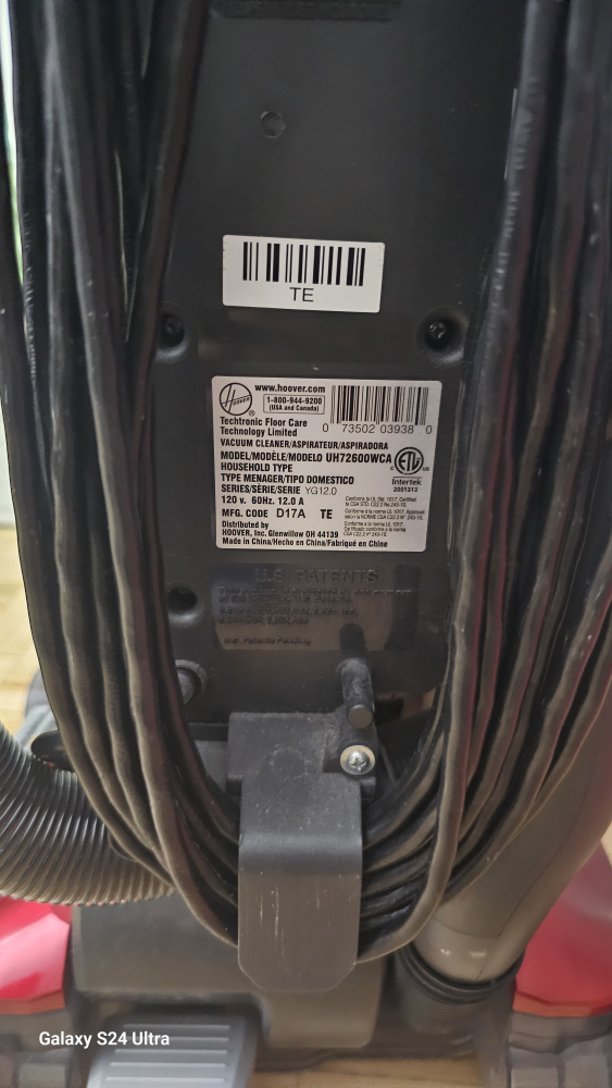 Hoover WindTunnel UH72600WCA Vacuum Cleaner - photo 3