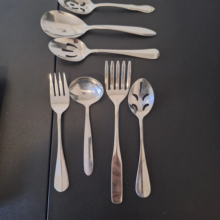 Vintage Serving Utensils Set thumbnail