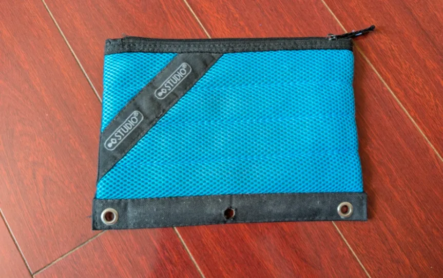 Studio Turquoise Zippered Pouch thumbnail