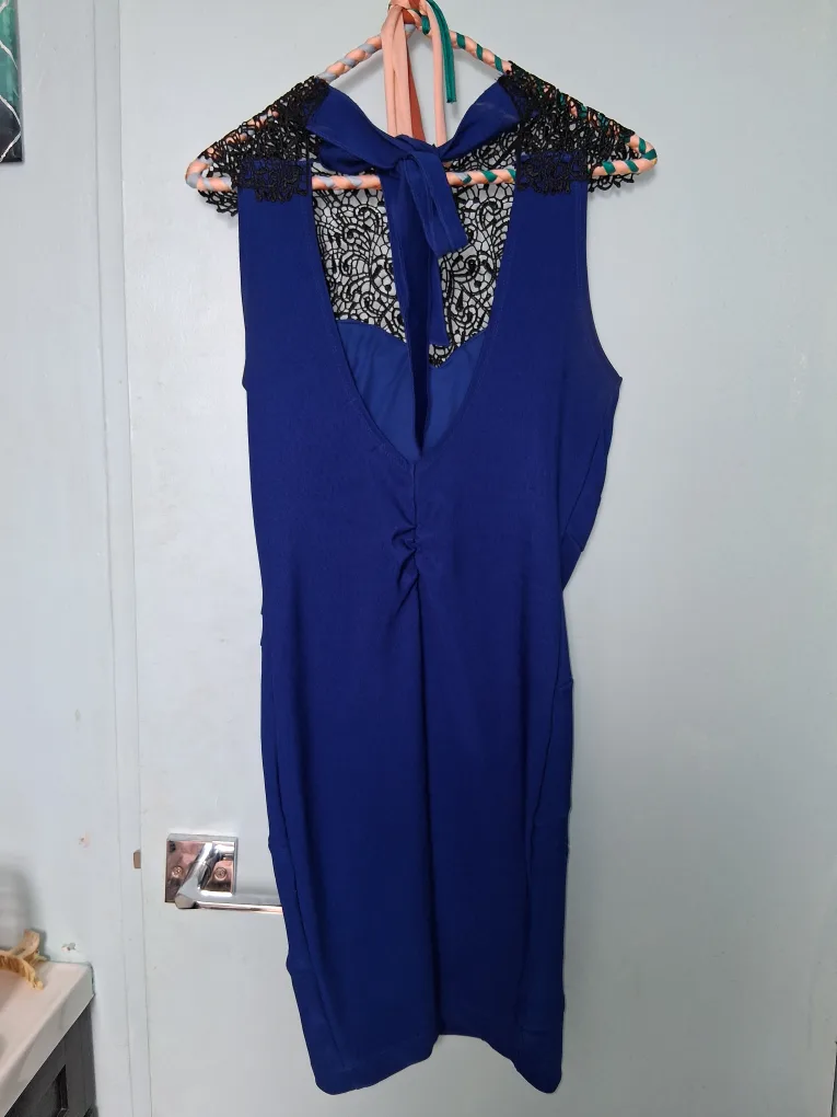 Le Chateau Blue Dress - Size M/M image indicator(3)