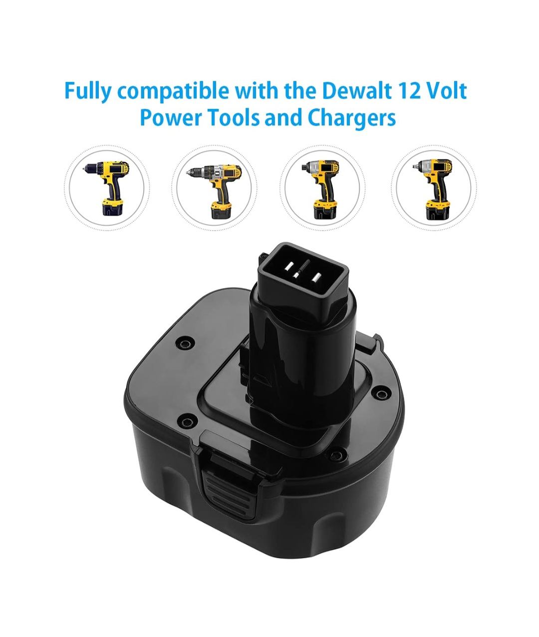 PowerExtra 12V 3700mAh Replacement Battery - photo 2