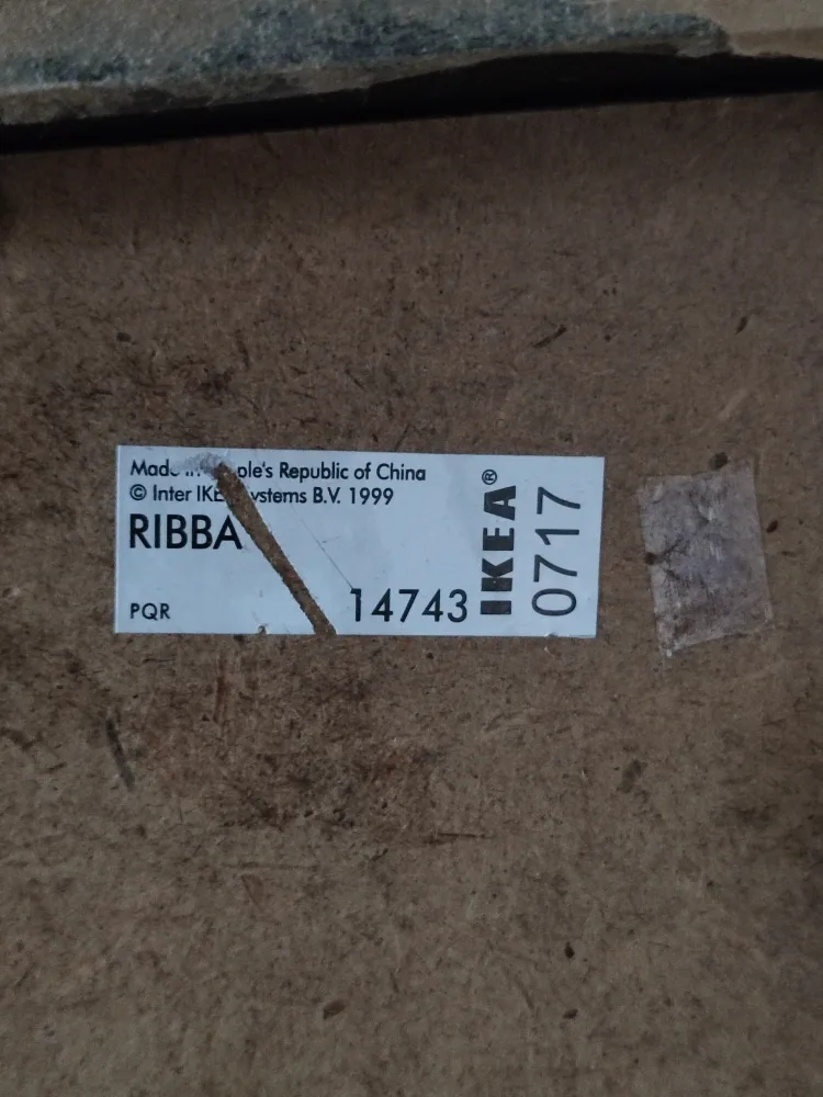 IKEA RIBBA Series black wooden photo/art frames x 2 image indicator(4)