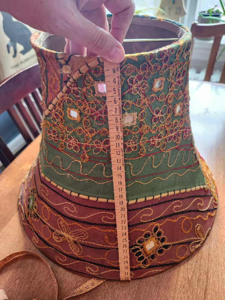 Gorgeous Indian style embroidered Lampshade - Unique Design image indicator(4)