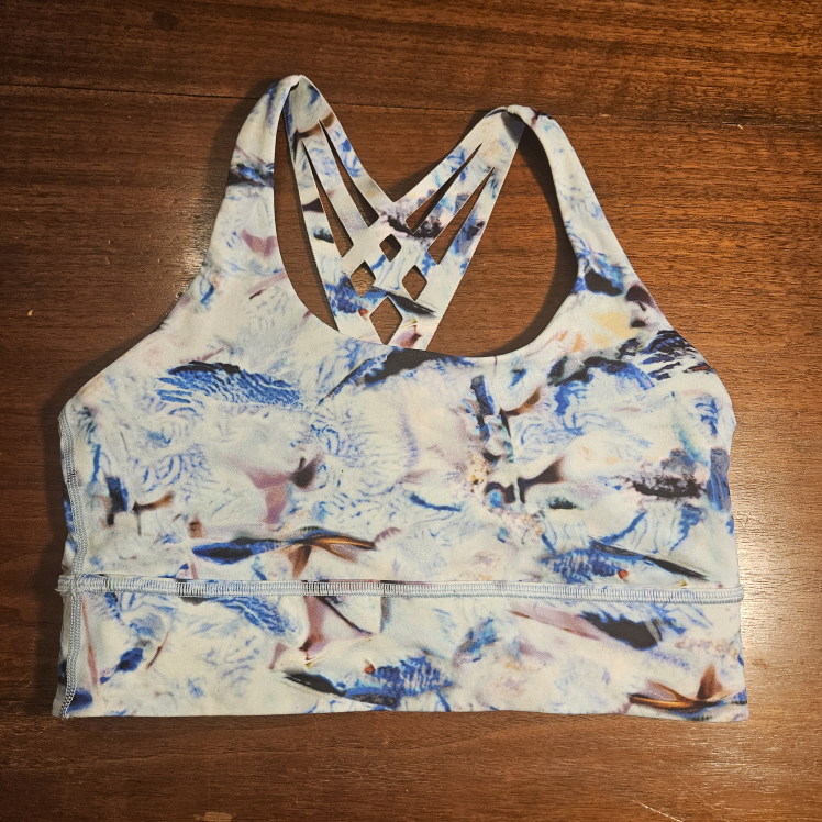 LULULEMON  Mind Over Miles Bra size 8 EUC Run Gym Yoga