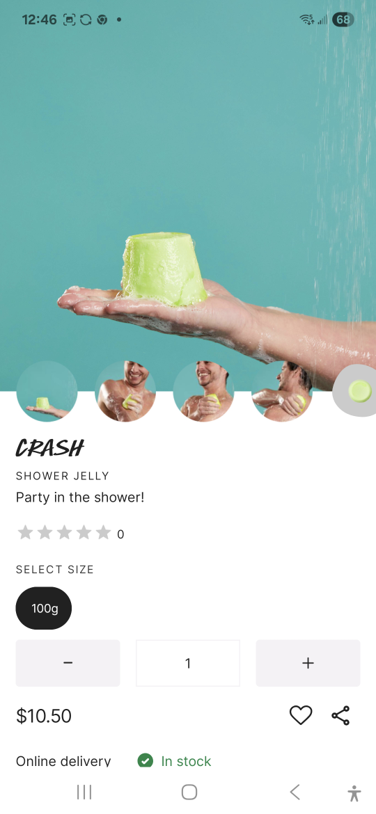 Lush Crash Shower Jelly 100g - photo 2