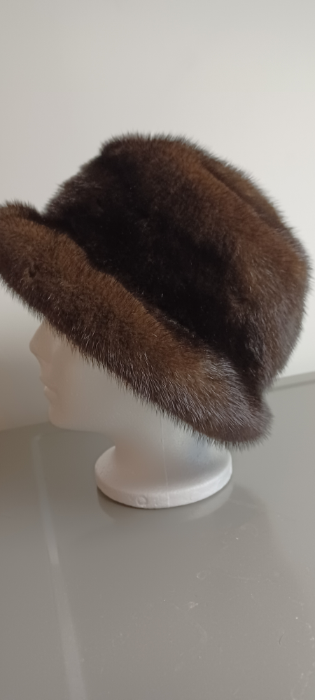 Woman's Brown Fur Hat - photo 4