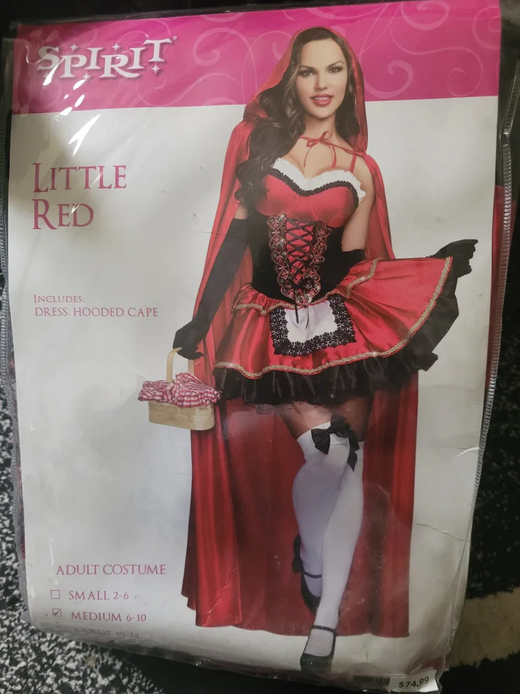 Spirit Halloween Little Red Costume - Adult Medium