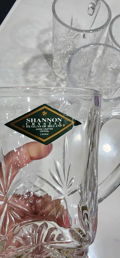 Shannon Designs of Ireland Crystal Mugs thumbnail