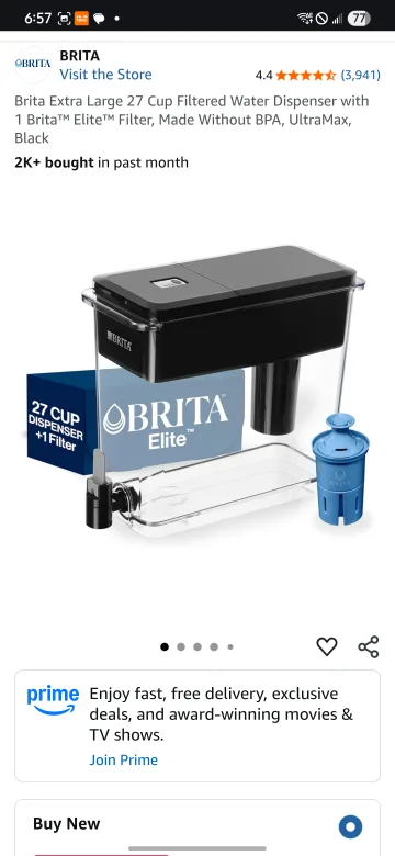 Brita Extra Large 27 Cup Water Dispenser image indicator(2)