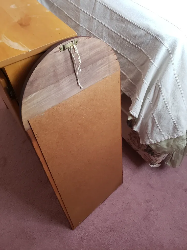 Wood Framed Accent Mirror with bonus gift image indicator(4)