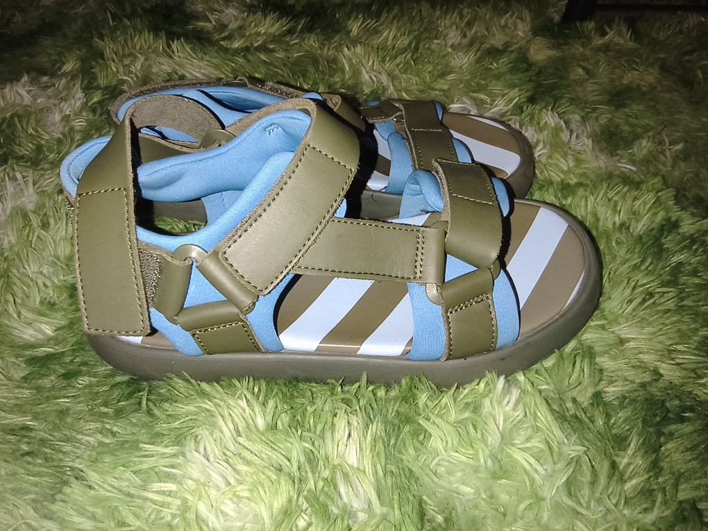 Camper Olive Green/Blue Sandals - Size US 7.5 - photo 3
