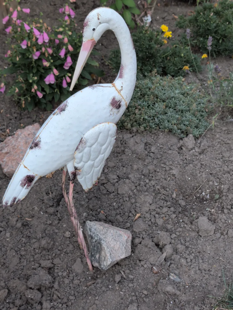 Garden Crane Ornament thumbnail