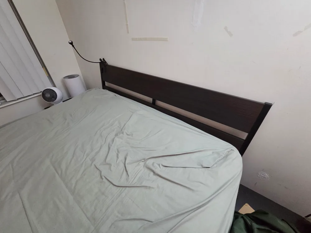 IKEA Trysil Queen Bed and Bedframe -Dark Brown image indicator(2)