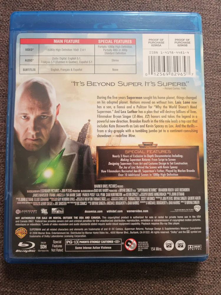 Superman Returns Blu-ray image indicator(2)