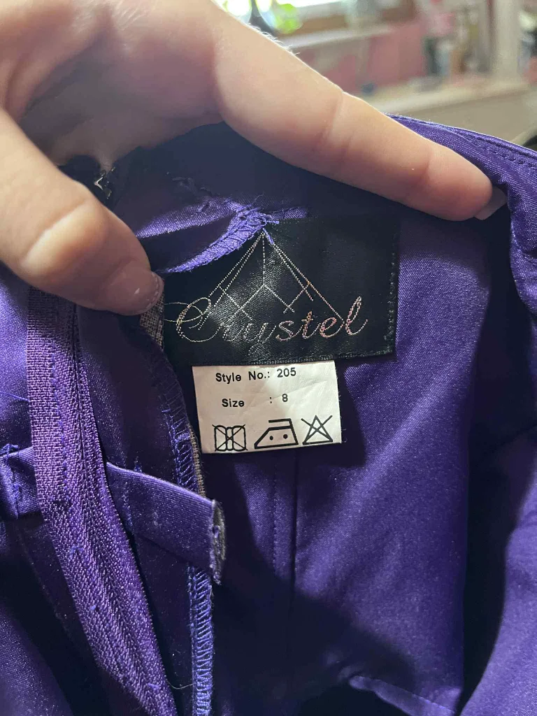 Chystel Purple Formal Dress - Size 8 image indicator(2)