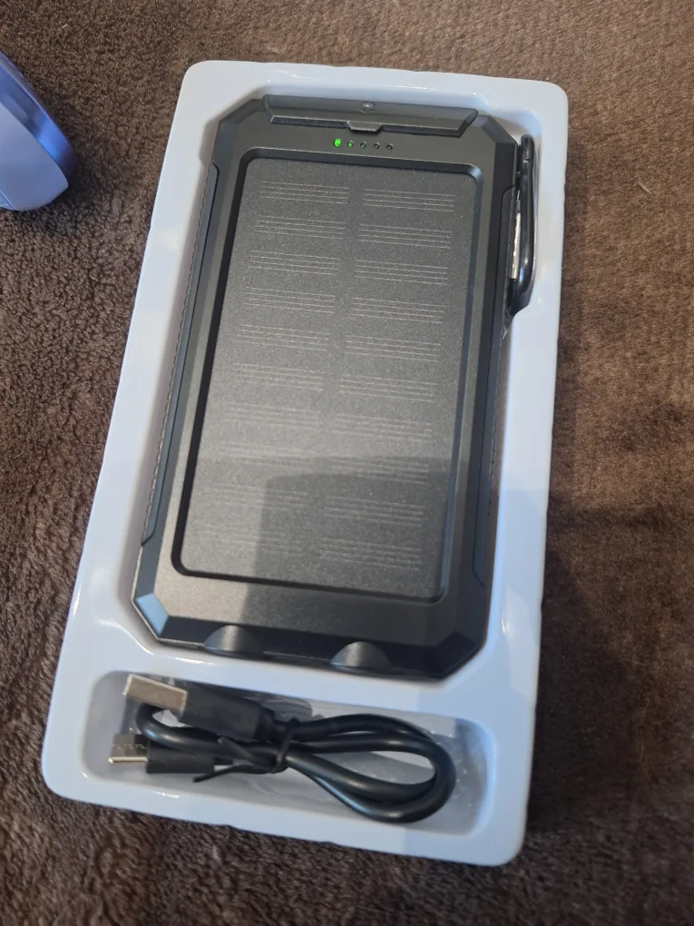 NEW Neck Fan and 10,000 mAh Solar Charger 🔋 image indicator(6)