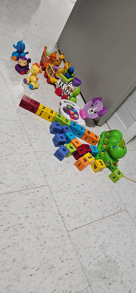 A bundle of toys LeapFrog Alphabet Pal Caterpillar & Toys all$15 thumbnail