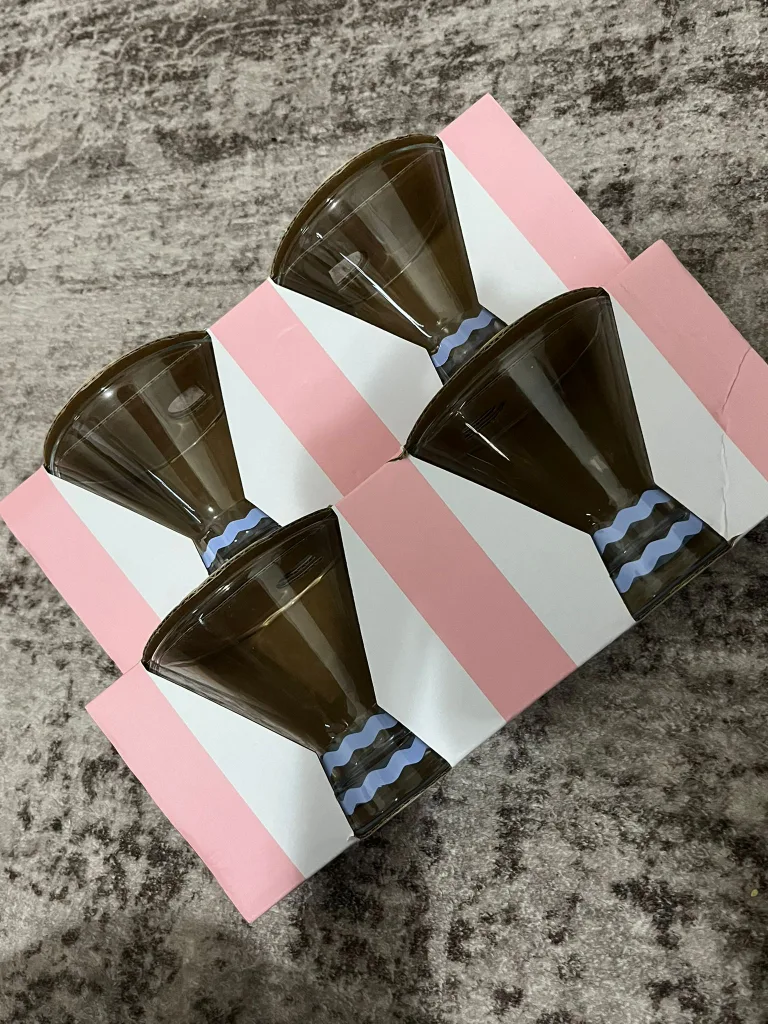 Martini Glasses, Set of 4, New in Box thumbnail