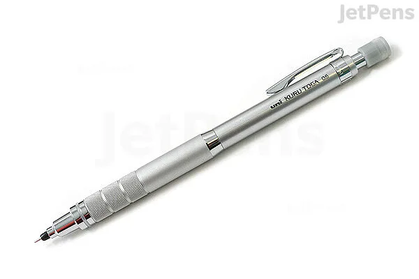 uni Kuru Toga 0.5mm Mechanical Pencil, silver thumbnail
