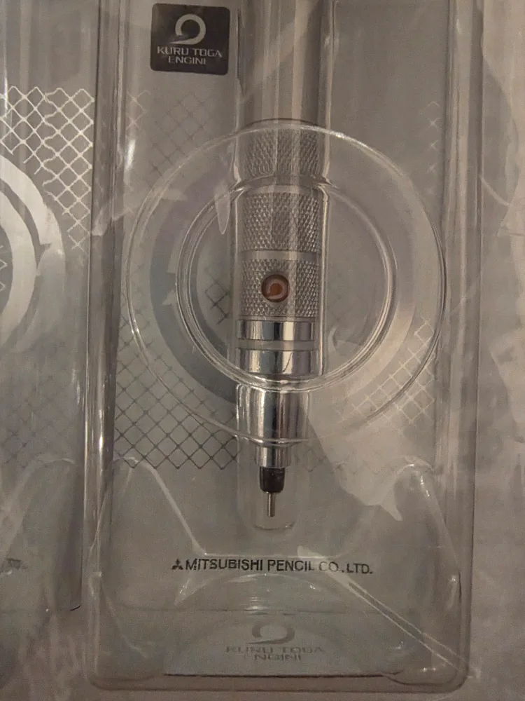 uni Kuru Toga 0.5mm Mechanical Pencil, silver image indicator(3)