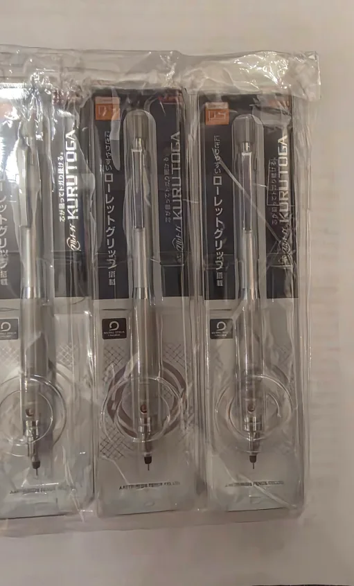 uni Kuru Toga 0.5mm Mechanical Pencil, silver image indicator(4)