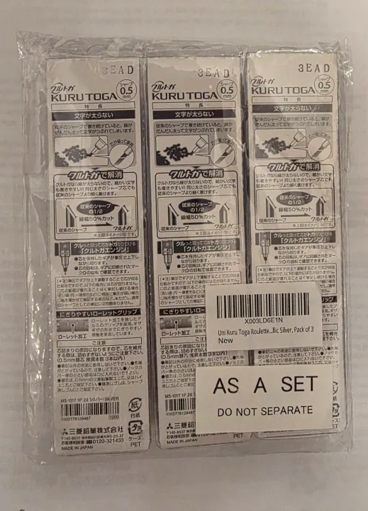 uni Kuru Toga 0.5mm Mechanical Pencil, silver image indicator(5)